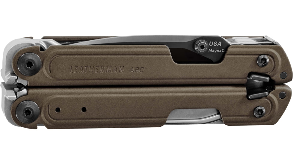 Leatherman ARC Multi-Tool, 2.76in, MagnaCut Stainless Steel Blade, Talos 420 Stainless Steel Handle, 833328