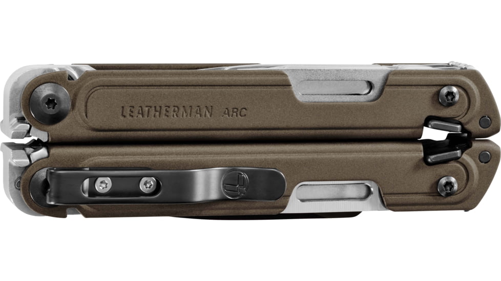 Leatherman ARC Multi-Tool, 2.76in, MagnaCut Stainless Steel Blade, Talos 420 Stainless Steel Handle, 833328