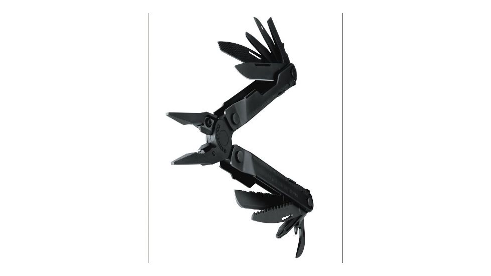 Leatherman REBAR - BLACK, Sheath, Angled