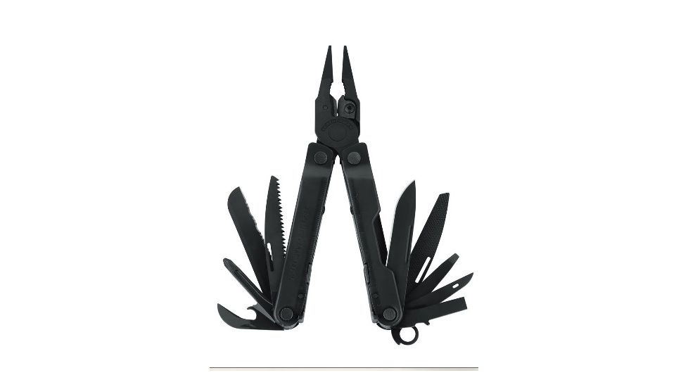 Leatherman REBAR - BLACK, Sheath, Open