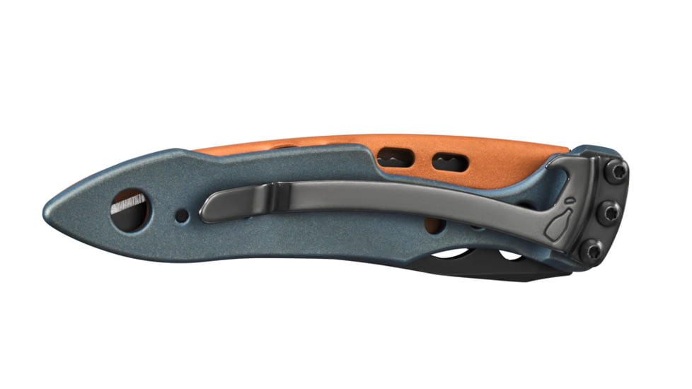 Leatherman Skeletool KB 2.6in Folding Knife, 420HC Stainless Steel, Aurora, 833566