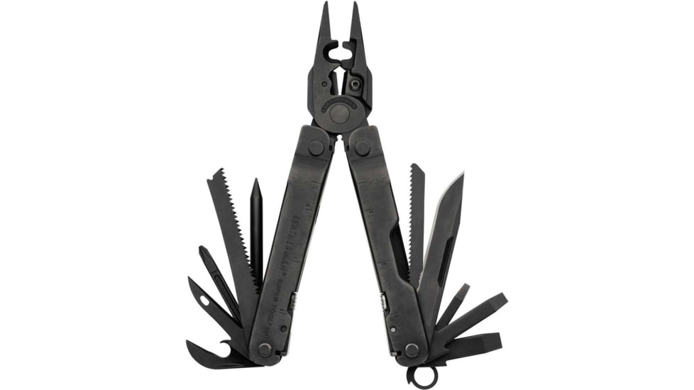 Leatherman Supertool 300 EOD Black Oxide Multitool, Sheath, Molle, Brown Box, 831362