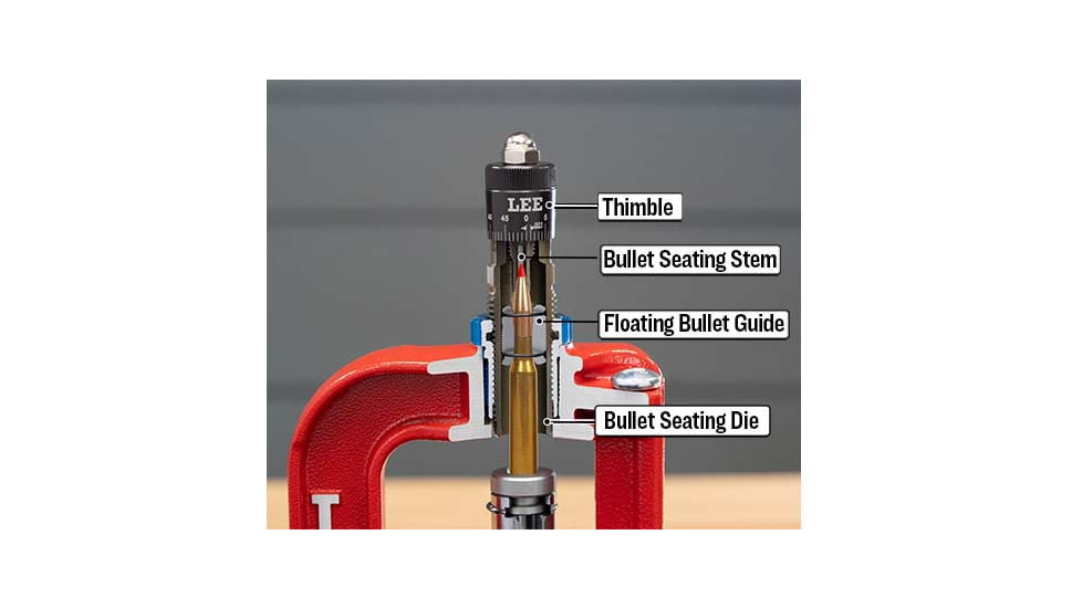 LEE 92243 7PRC MICROMETER PRECISION BULLET SEATR