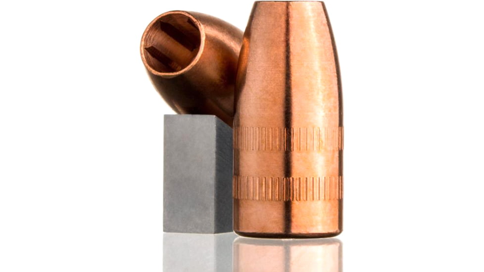 Lehigh Defense Controlled Fracturing Lead-Free Muzzleloader Bullets .50 cal .452in 265gr 1000-4000 fps 25/Box Sabot Required, 02452265SPM