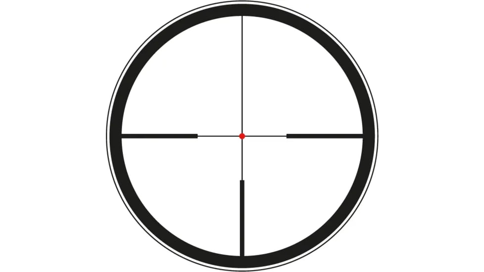 Leica 1.8-12x42i Fortis Glossy Riflescope, 30mm Tube, Second Focal Plane, L-4a, Black, 50058
