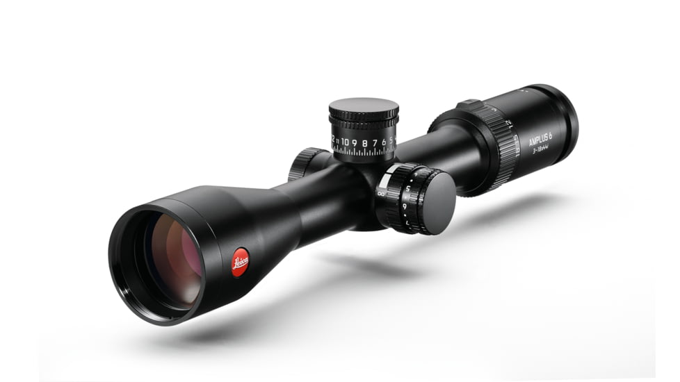 Leica AMPLUS 6 3-18x44i Riflescope, 30 mm Tube, Second Focal Plane, L-Ballistic 2 BDC MoA, Black, 50213