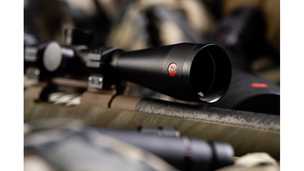 Leica Amplus 6 Rifle Scope, 2.5-15x50mm, 30mm Tube, Second Focal Plane, Ballistic BDC MOA Reticle, Black, 50312