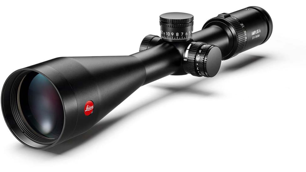 Leica Amplus 6 Rifle Scope, 2.5-15x56mm, 30mm Tube, Second Focal Plane, Ballistic BDC MOA Reticle, Black, 50412