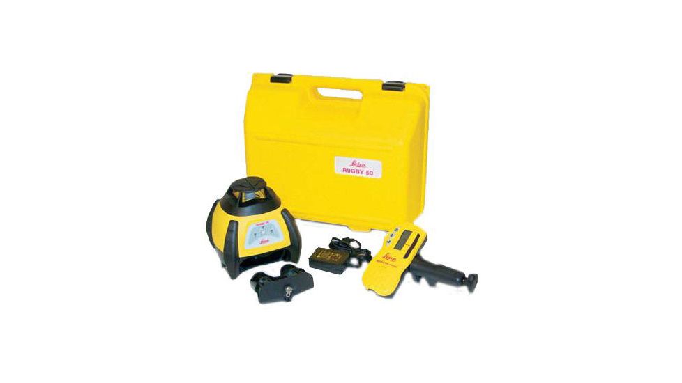 DMO, Leica Geosystems Rugby 50 GC Package: Rod-Eye Basic, Alkaline, 6003468
