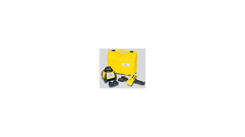 Leica Geosystems 6000736 Rugby 50 GC Construction Laser Package: Rod-Eye Mini, Re-chargeable Batteries