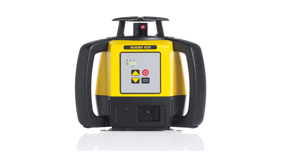 Leica Geosystems Rugby 620, Rotary Laser, Self Levelling, Manual Slope Single Axis, Yellow/Black 6005983