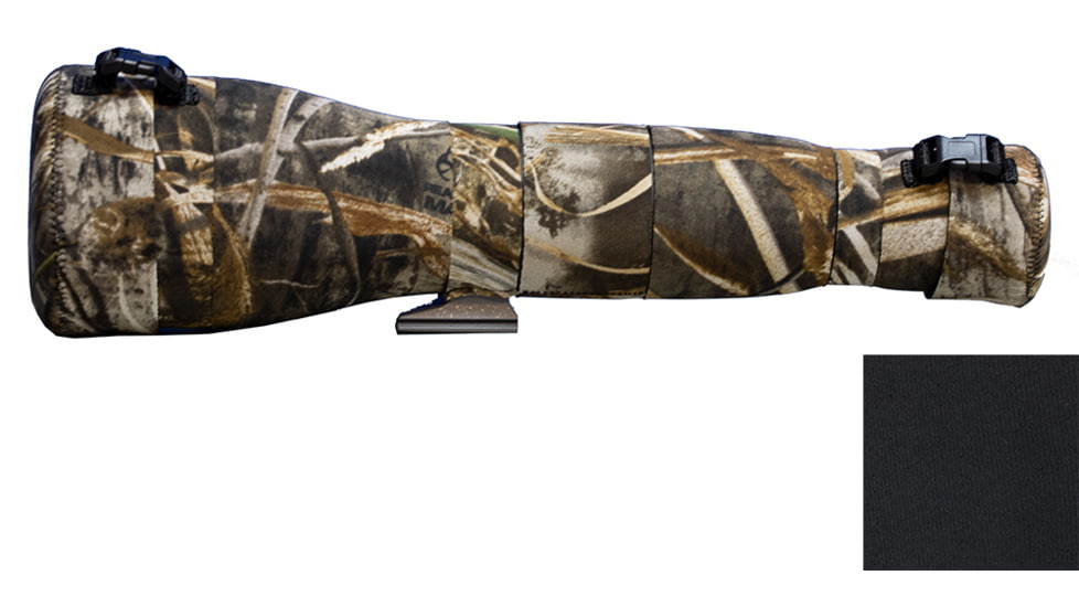 LensCoat Vortex Razor 85 HD Straight Spotting Scope Cover, Black, SSVO85sBK