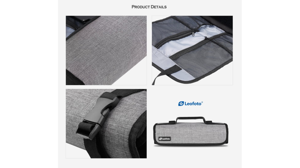 Leofoto AC-1 Multi-Functional Mini Digital Storage Bag, Black, AC-1