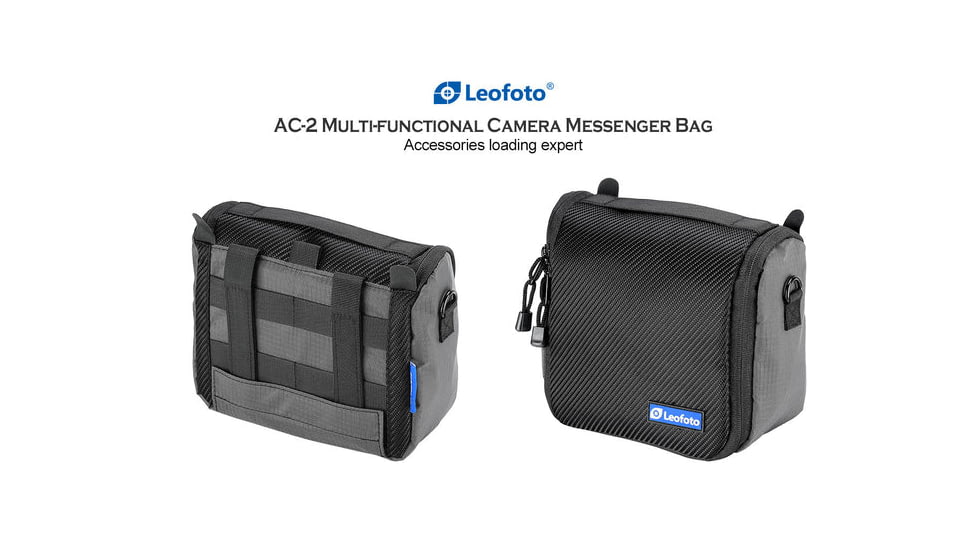 Leofoto AC-2 Multi-functional Camera Messenger Waterproof Bag, Black, AC-2