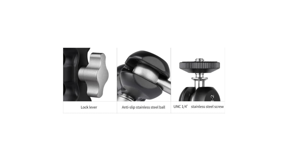 Leofoto AM-2 Magic Versa Arm, Black, AM-2