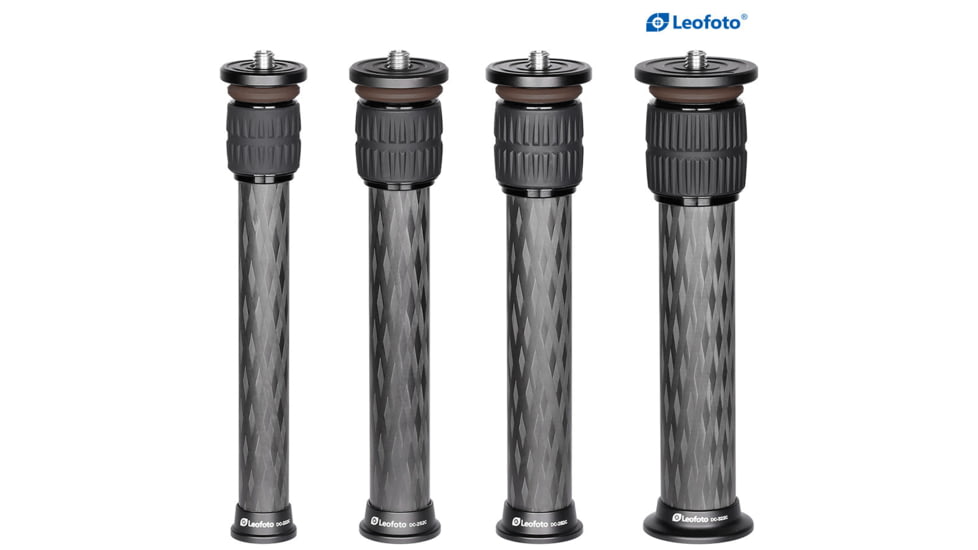 Leofoto DC-222C Carbon Fiber Add-On Center Column, Black, DC-222C