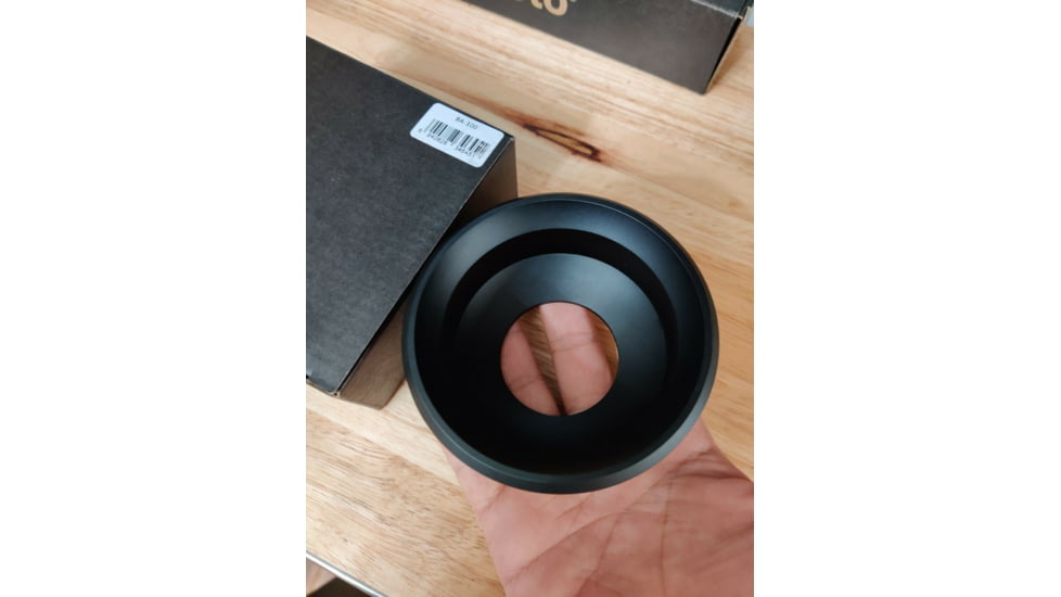 Leofoto Gitzo 5 Series and LM/N-4 Series BA-100 100mm Half-Bowl Video Head Adapter, Black, BA-100