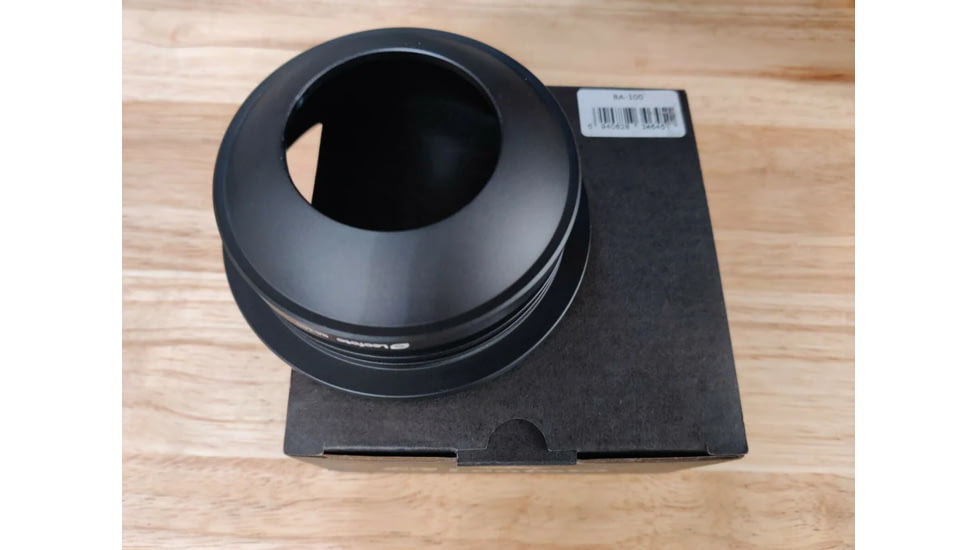 Leofoto Gitzo 5 Series and LM/N-4 Series BA-100 100mm Half-Bowl Video Head Adapter, Black, BA-100