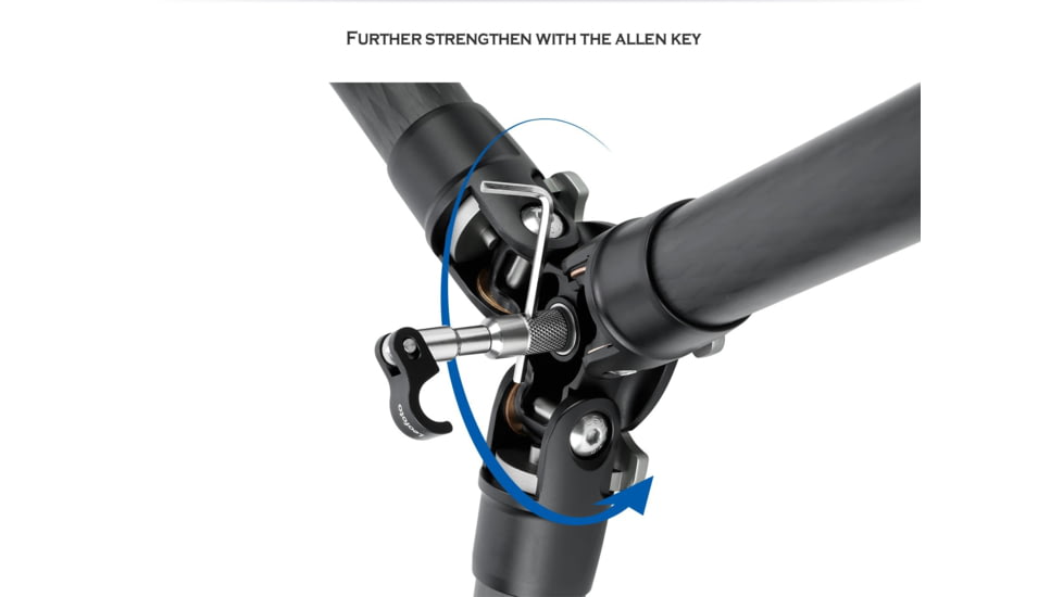 Leofoto HK-01 Tripod Weight Hook 1/4 Thread w/LS Ranger Tripods w/o Leveling, Black, HK-01