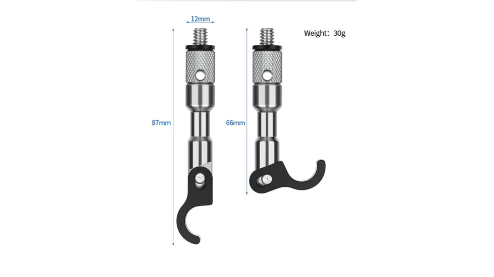Leofoto HK-01 Tripod Weight Hook 1/4 Thread w/LS Ranger Tripods w/o Leveling, Black, HK-01