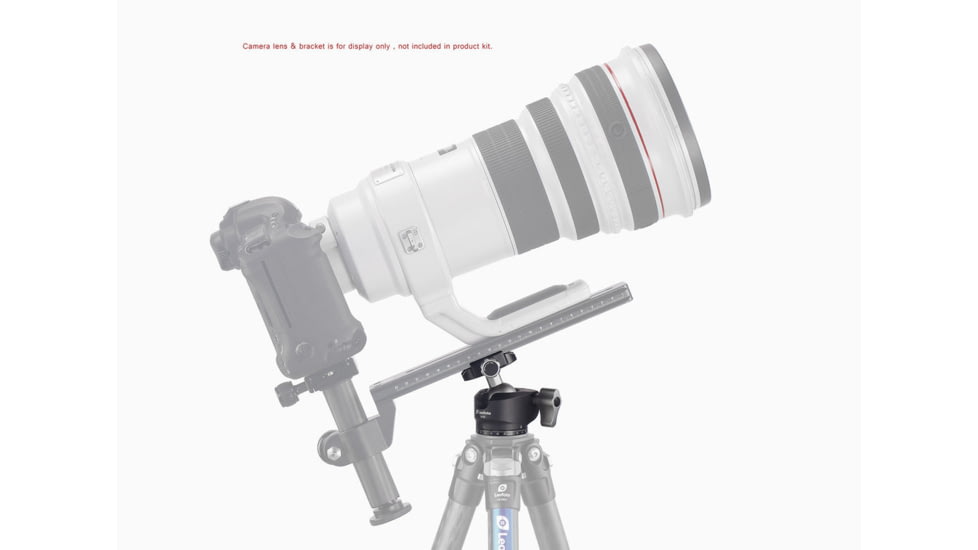 Leofoto LH-30 Low Profile Ball Head &amp; QR Plate. Arca, Black, LH-30