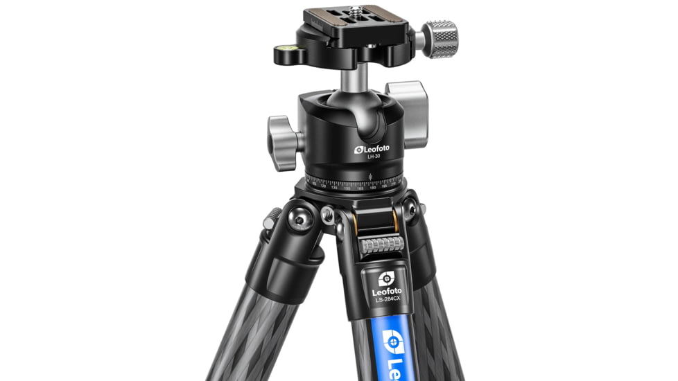 Leofoto LS-284C/LH-30LR X Version Ranger Series Tripod w/Ballhead Set, Black, LS-284CX+LH-30LR