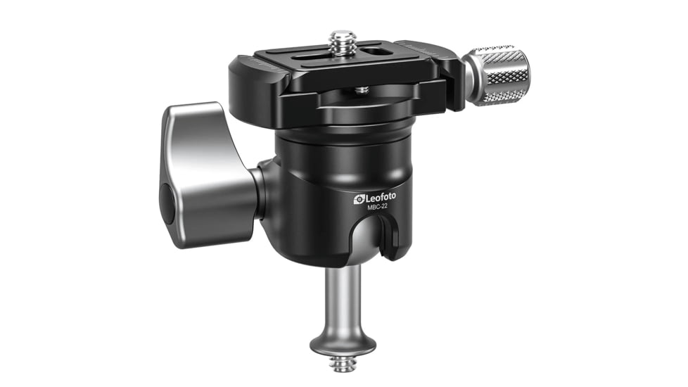 Leofoto MBC-22 Mini Ball Head for FDM-05 Table, Arca Compatible, Black, MBC-22