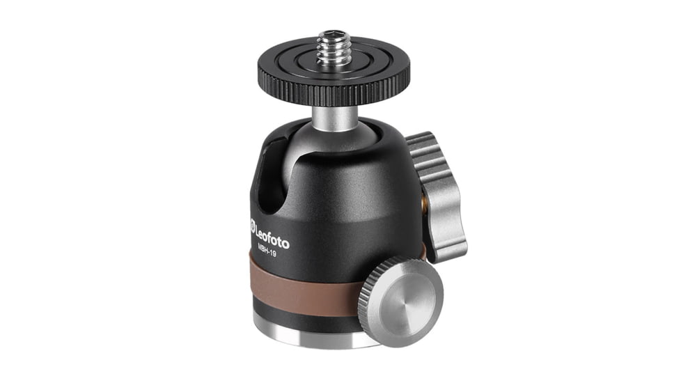 Leofoto MBH-19 Micro/Mini Ball Head, Black, MBH-19
