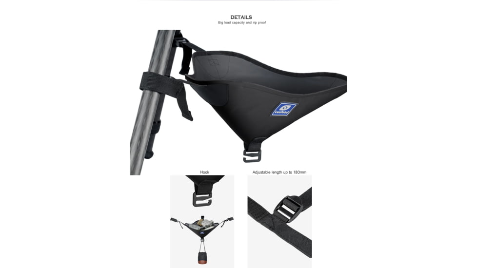 Leofoto RB-2 Universal Tripod Rock Bag, Black, RB-2