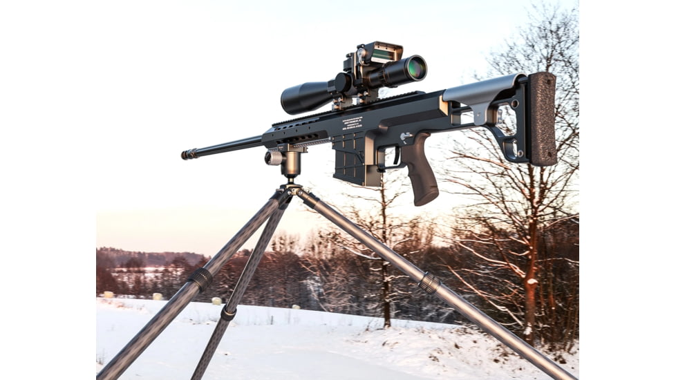 Leofoto SA-363CX/MG-40X Outdoors Tripod w/ Rapid Lock Ballhead, Black, SA-363CX+MG-40X