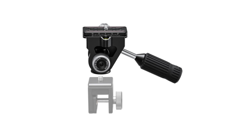 Leofoto SW-02 Mini Fluid Head for Binoculars, Arca Swiss, Black, SW-02