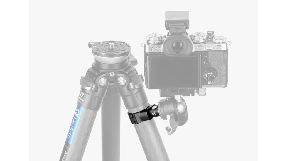 Leofoto TDC-22/CF-9 Tripod Threaded Leg Collar w/ 3/8 Screw Stud, Black, TDC-22+CF-9