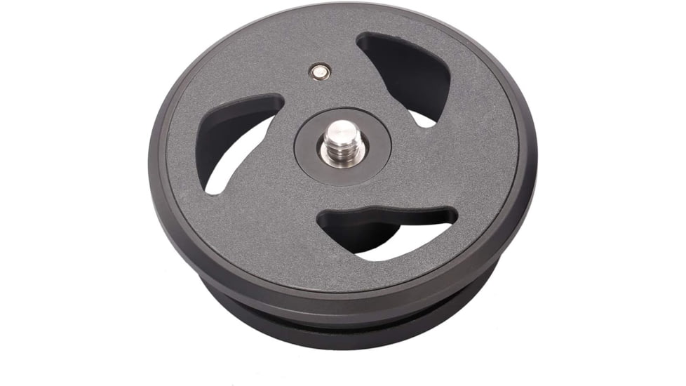 Leofoto TP-75 3/8 Flat Top Plate Adapter for 75mm Bowl, Black, TP-75