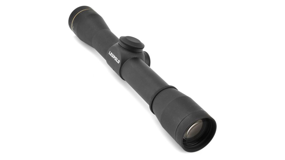 Leupold FX-I 4x28mm Rimfire Rifle Scope, Finish &amp; Reticle Matte Black Finish, Fine Duplex Reticle