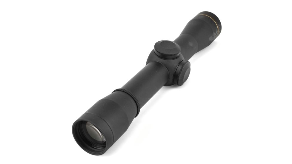 Leupold FX-I 4x28mm Rimfire Rifle Scope, Finish &amp; Reticle Matte Black Finish, Fine Duplex Reticle