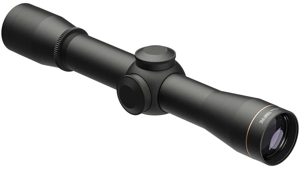 Leupold FX-I Rimfire 4x28mm Rifle Scope, 1 in Tube, Second Focal Plane, Black, Matte, Non-Illuminated Fine Duplex Reticle, MOA Adjustment, 58680
