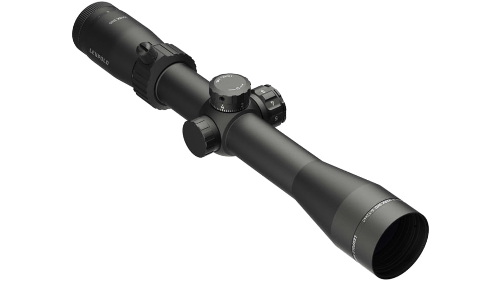 Leupold Mark 3HD 4-12x40mm Rifle Scope, 30 mm Tube, Second Focal Plane, Black, Matte, Red FireDot TMR Reticle, Mil Rad Adjustment, 180668