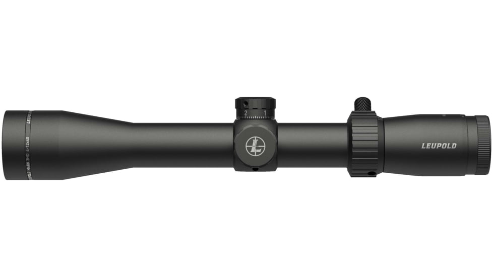 Leupold Mark 3HD 4-12x40mm Rifle Scope, 30 mm Tube, Second Focal Plane, Black, Matte, Red FireDot TMR Reticle, Mil Rad Adjustment, 180668