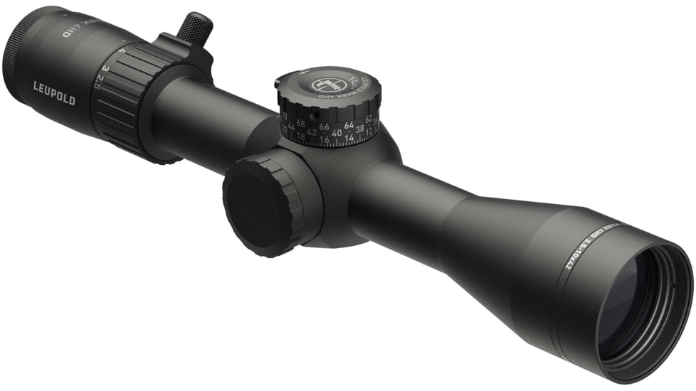Leupold Mark 4HD 2.5-10x42 Rifle Scope, 30mm Tube, First Focal Plane, PR1-MOA, Black, Small, 183741