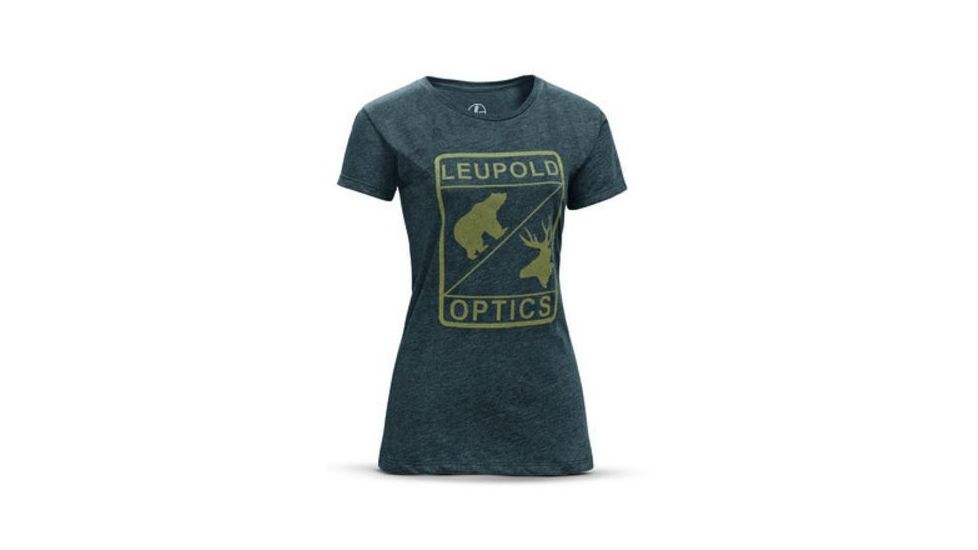 Leupold SS L Optics  Scoop-neck Tee W Graphite Medium 170559
