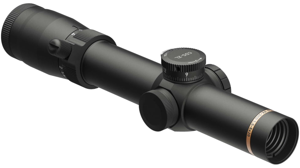Leupold VX-3HD 1.5-5x20mm Rifle Scope, 30 mm Tube, Second Focal Plane, Black, Matte, Red FireDot Twilight Hunter Reticle, MOA Adjustment, 180626