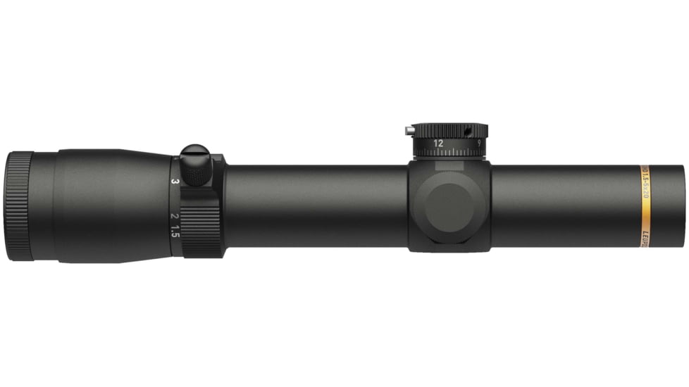 Leupold VX-3HD 1.5-5x20mm Rifle Scope, 30 mm Tube, Second Focal Plane, Black, Matte, Red FireDot Twilight Hunter Reticle, MOA Adjustment, 180626