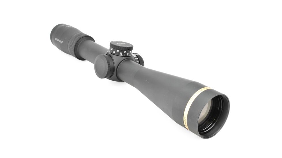 Leupold VX-5HD 3-15x44mm Rifle Scope, 30 mm Tube, Second Focal Plane, Black, Matte, Red FireDot Duplex Reticle, MOA Adjustment, 172368