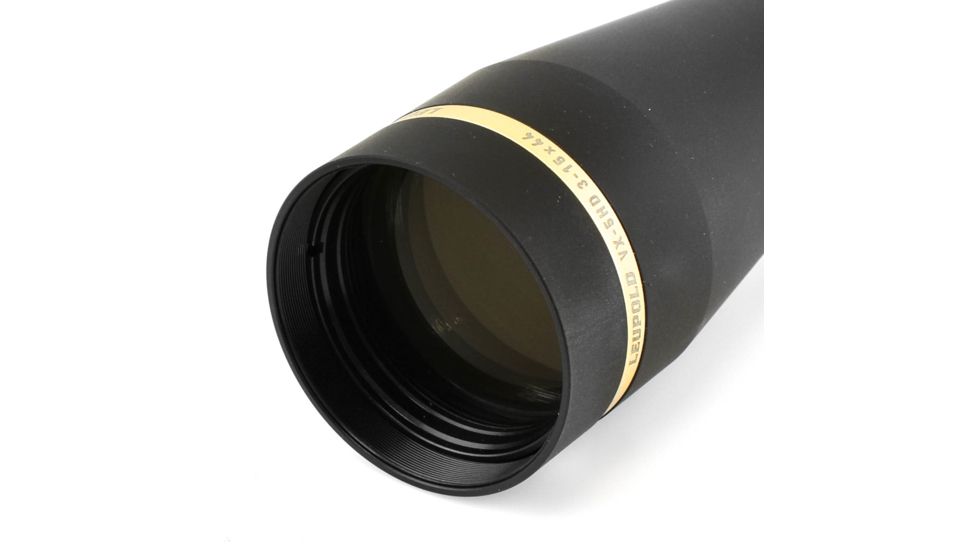 Leupold VX-5HD 3-15x44mm Rifle Scope, 30 mm Tube, Second Focal Plane, Black, Matte, Non-Illuminated Wind-Plex Reticle, MOA Adjustment, 171715