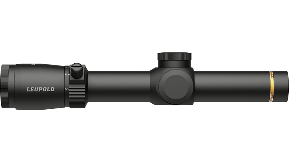 Leupold VX-5HD Gen 2 1-5x24mm LPVO 30mm Tube Riflescope, Second Focal Plane, Metric Illum. FireDot 4 Fine Reticle, Black, 183844