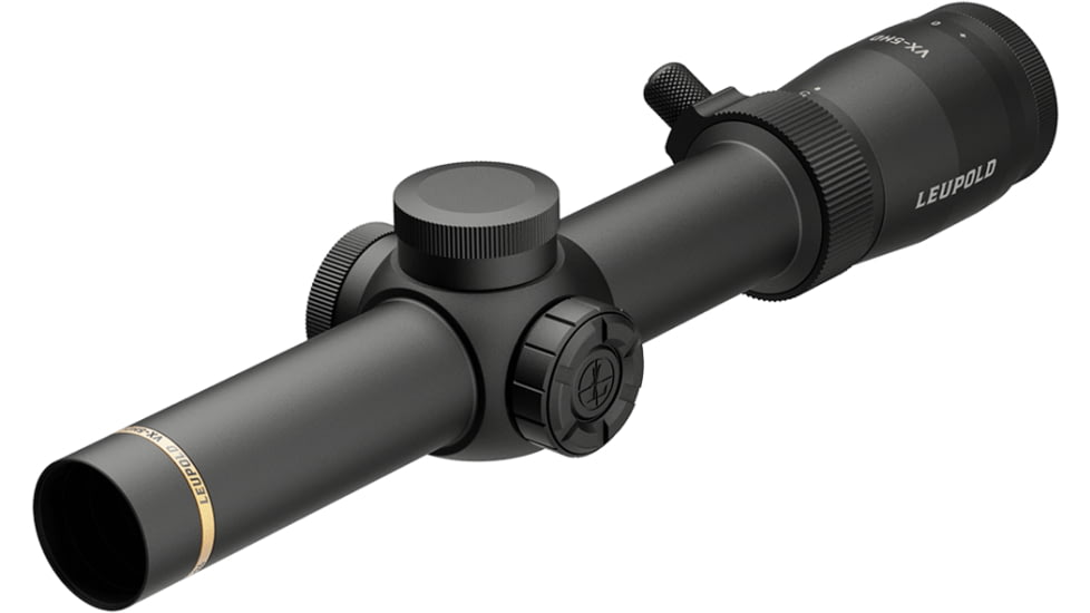Leupold VX-5HD Gen 2 1-5x24mm LPVO 30mm Tube Riflescope, Second Focal Plane, Metric Illum. FireDot 4 Fine Reticle, Black, 183844