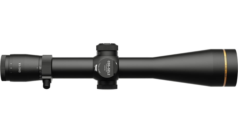 Leupold VX-5HD Gen 2 4-20x52mm 34mm Tube Riflescope, Second Focal Plane, CDS-SZL2 Side Focus Illum. FireDot Duplex Reticle, Black, 183858