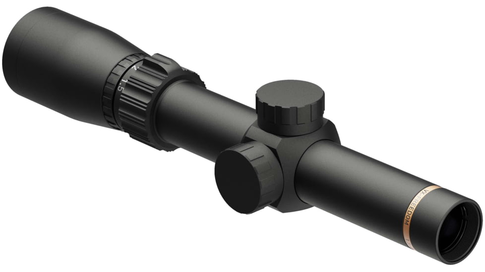 Leupold VX-Freedom 1.5-4x20mm Rifle Scope, 1 in Tube, Second Focal Plane, Black, Matte, Non-Illuminated MOA-Ring Reticle, MOA Adjustment, 180590