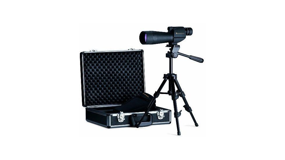 Leupold Green Ring Wind River Sequoia 60mm Spotting Scope Straight Viewing w/ 15-45x Zoom Eyepiece, 55886