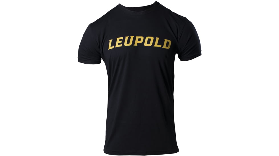 Leupold Wordmark Tee -Mens, Black, Medium, 180239